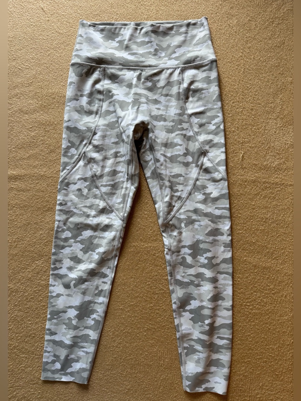 aerie Girls' Camo High-Waist Leggings - White & Gray